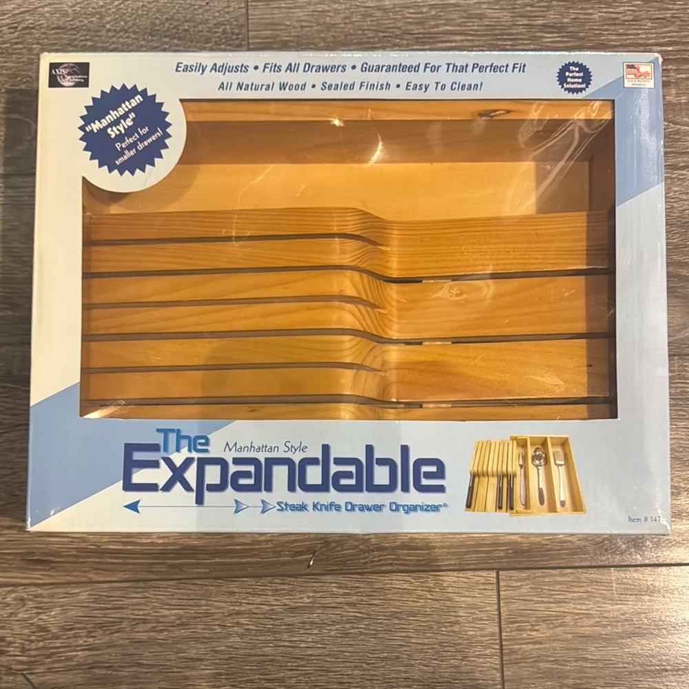 Expandable Steak Knife Drawer Organizer